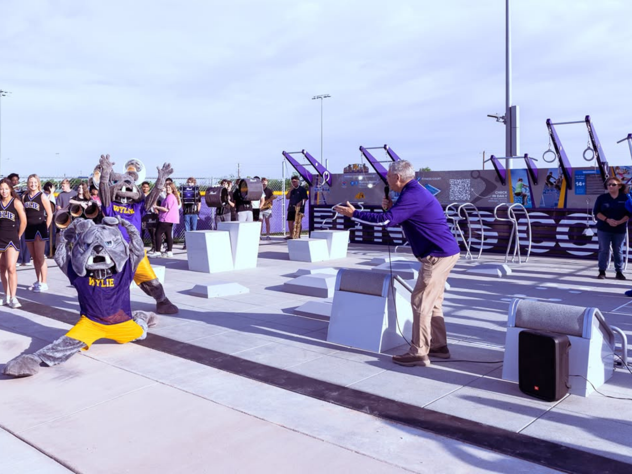 New Fitness Court opens at Wylie High School with energy, partnership, and Bulldog pride