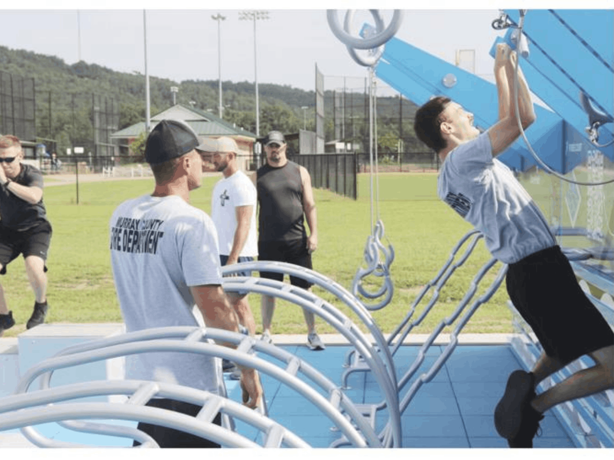 Fitness Court unveiled at Veterans Memorial Park