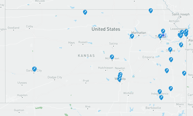Kansas Fitness Court sites