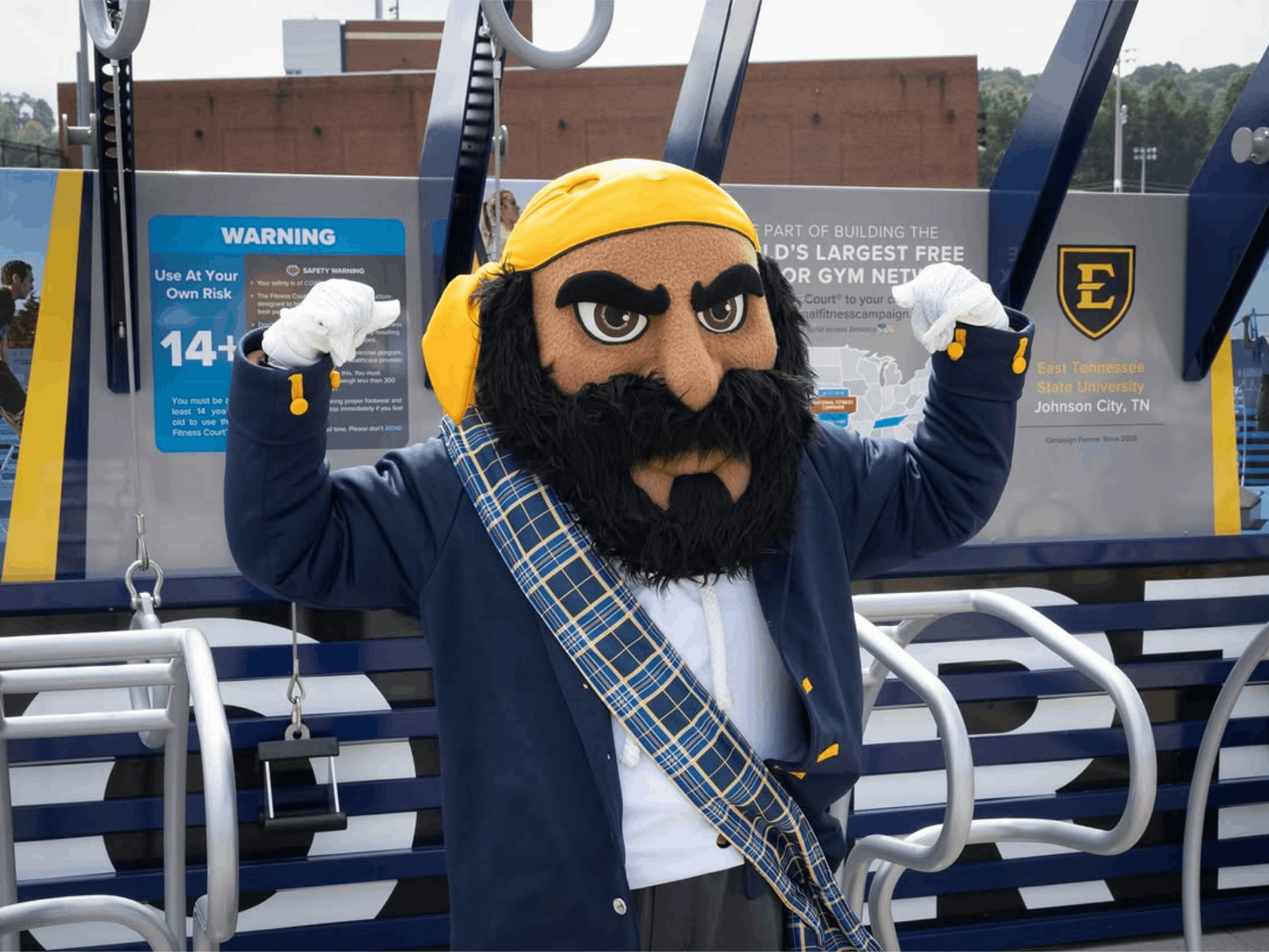ETSU unveils new outdoor Fitness Court as part of national wellness initiative