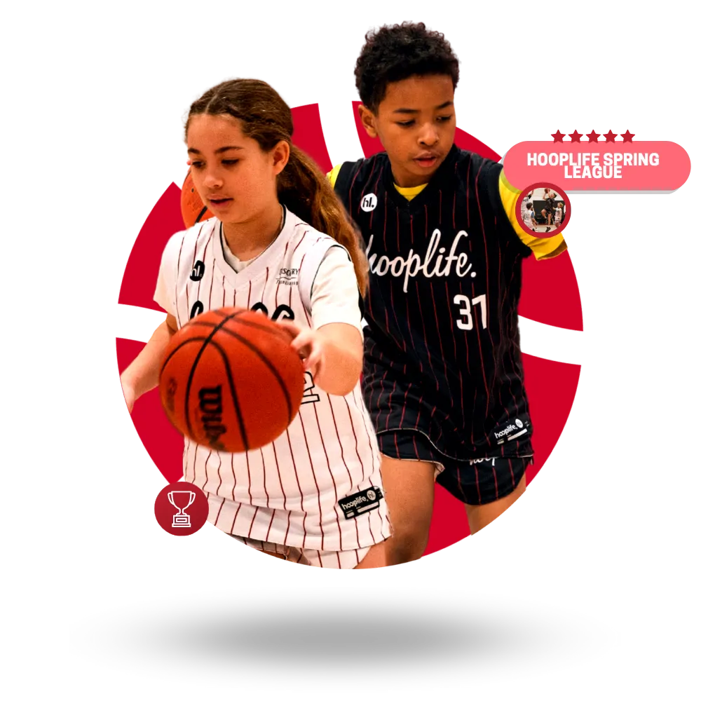 HoopLife Spring League Graphic