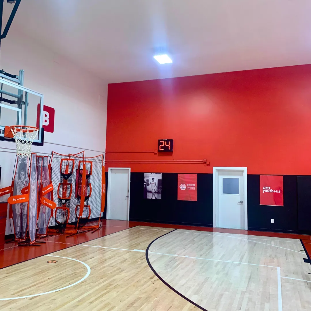 Image of HoopLife's Gym pointing towards Training Centre