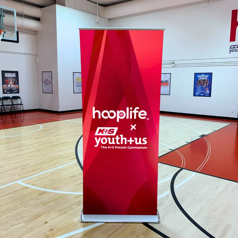 Image of HoopLife & K+S Youth+Us Banner