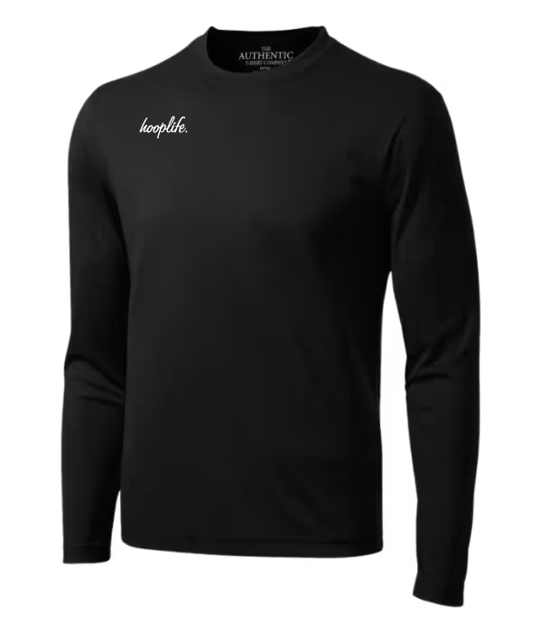 Black Warm-Up Long Sleeve Shirt