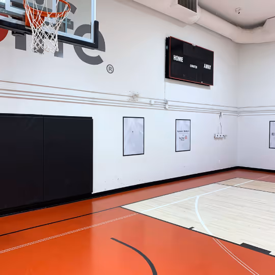 Poster on HoopLife Court Wall