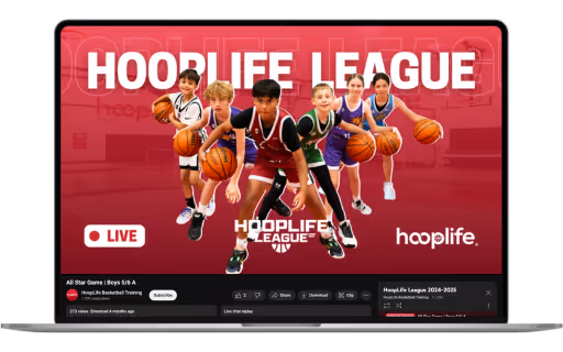 HoopLife League Livestream Graphic