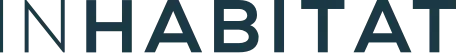 Habitat logo with modern, minimalist text design in dark blue letters