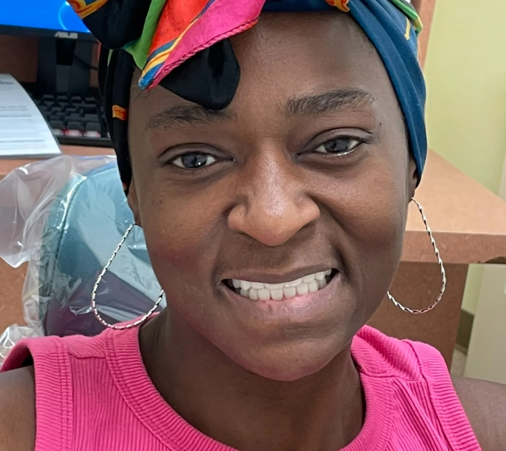 Happy Crowns patient