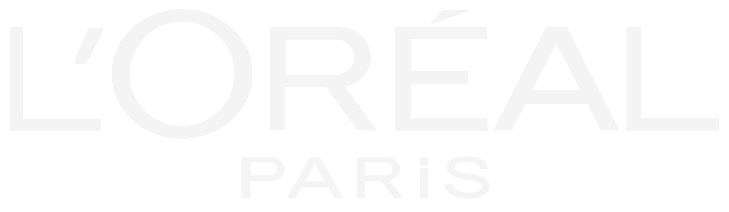 L'Oreal Paris logo in white