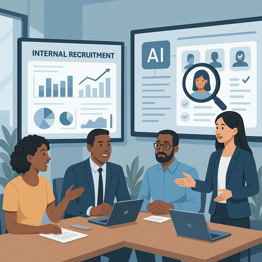 AI בגיוס פנימי: הראיון המדויק שמקצר 60% מזמן הסינון ומציב את HR בחזית העסקית