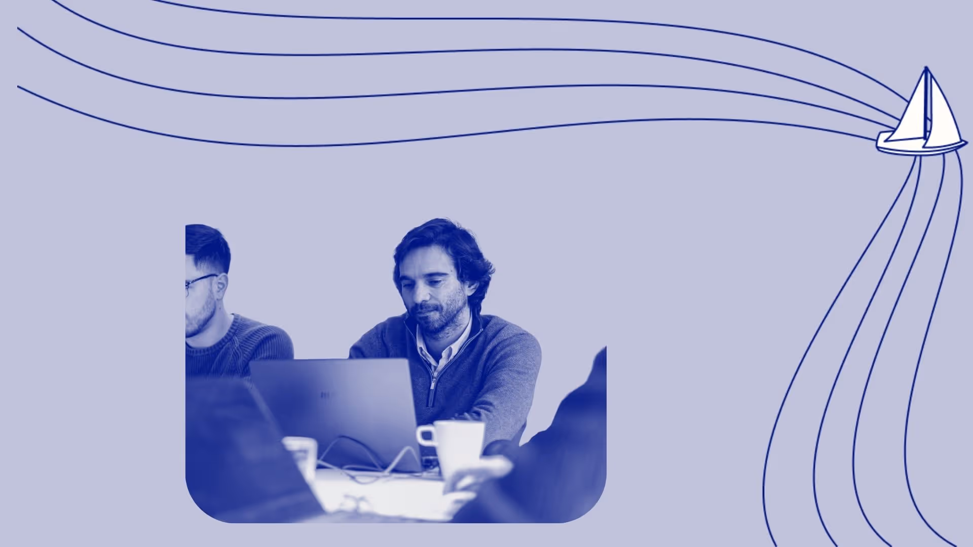 Two young men working in coding