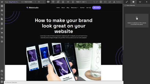 CMS Page - Webstudio X Webflow Template
