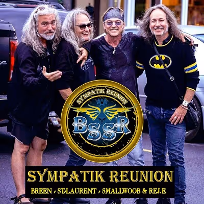 Breen Leboeuf, Bob St-Laurent, Jeff Smallwood et Rej.E. Lachance forment le groupe BSSR.