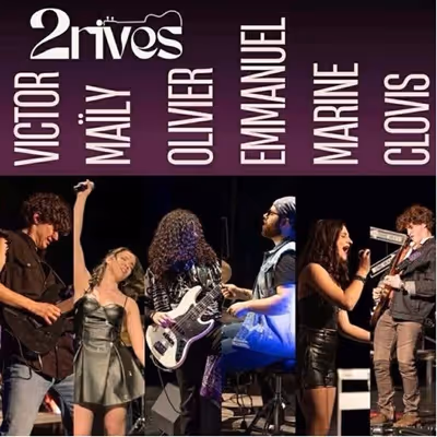 2rives, coverband, groupe de musique, reprises, rock, pop, country, grands succès