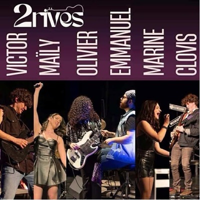 2rives, coverband, groupe de musique, reprises, rock, pop, country, grands succès