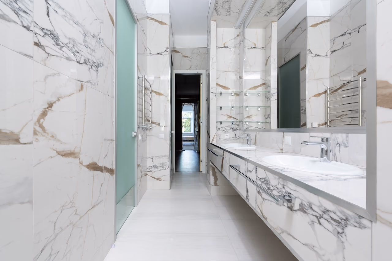 Highland Park's Stylish Bathroom Vanity Tops