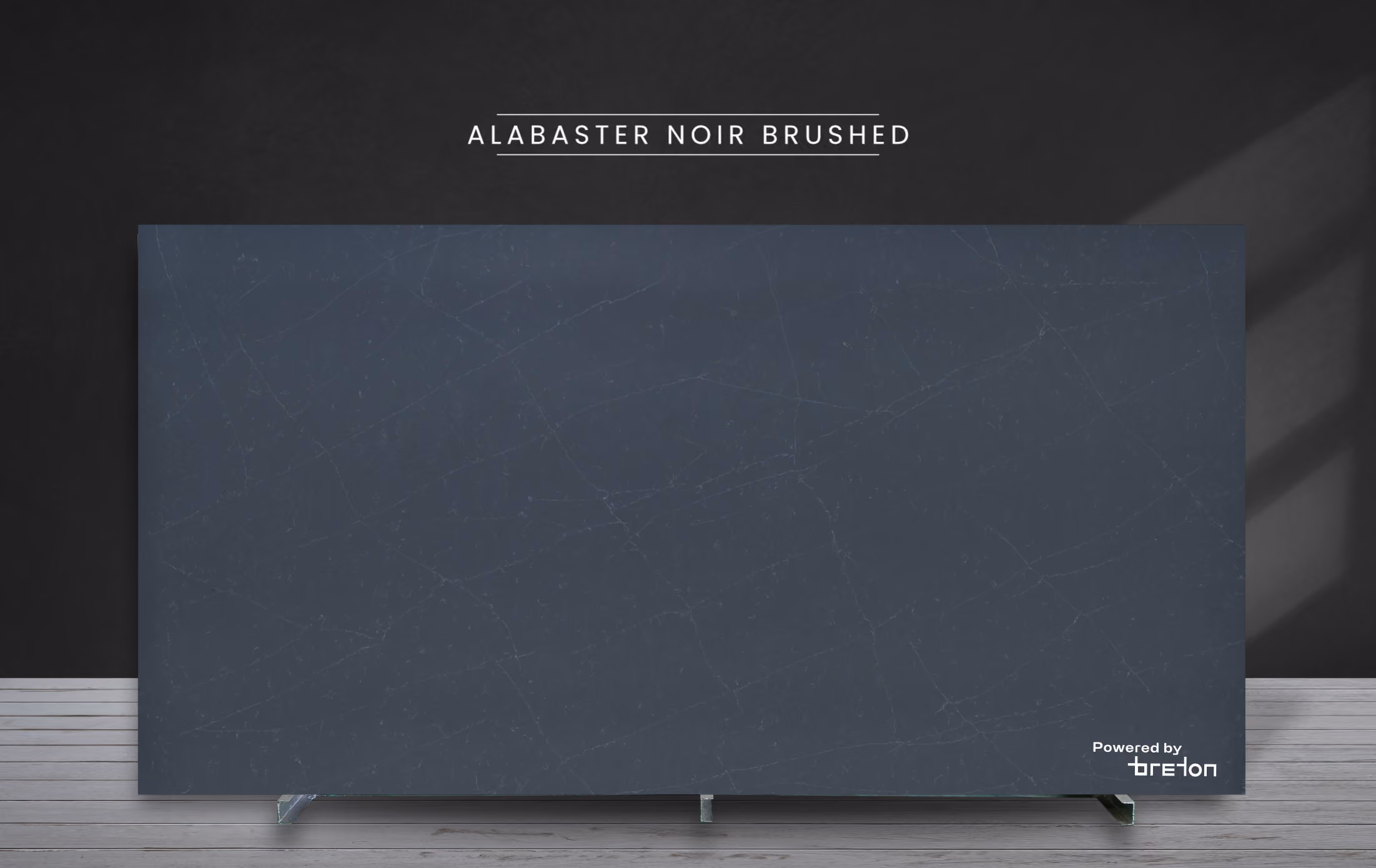Alabaster Noir Brushed Super Jumbo 3cm Alabaster Noir Brushed Super Jumbo 3cm