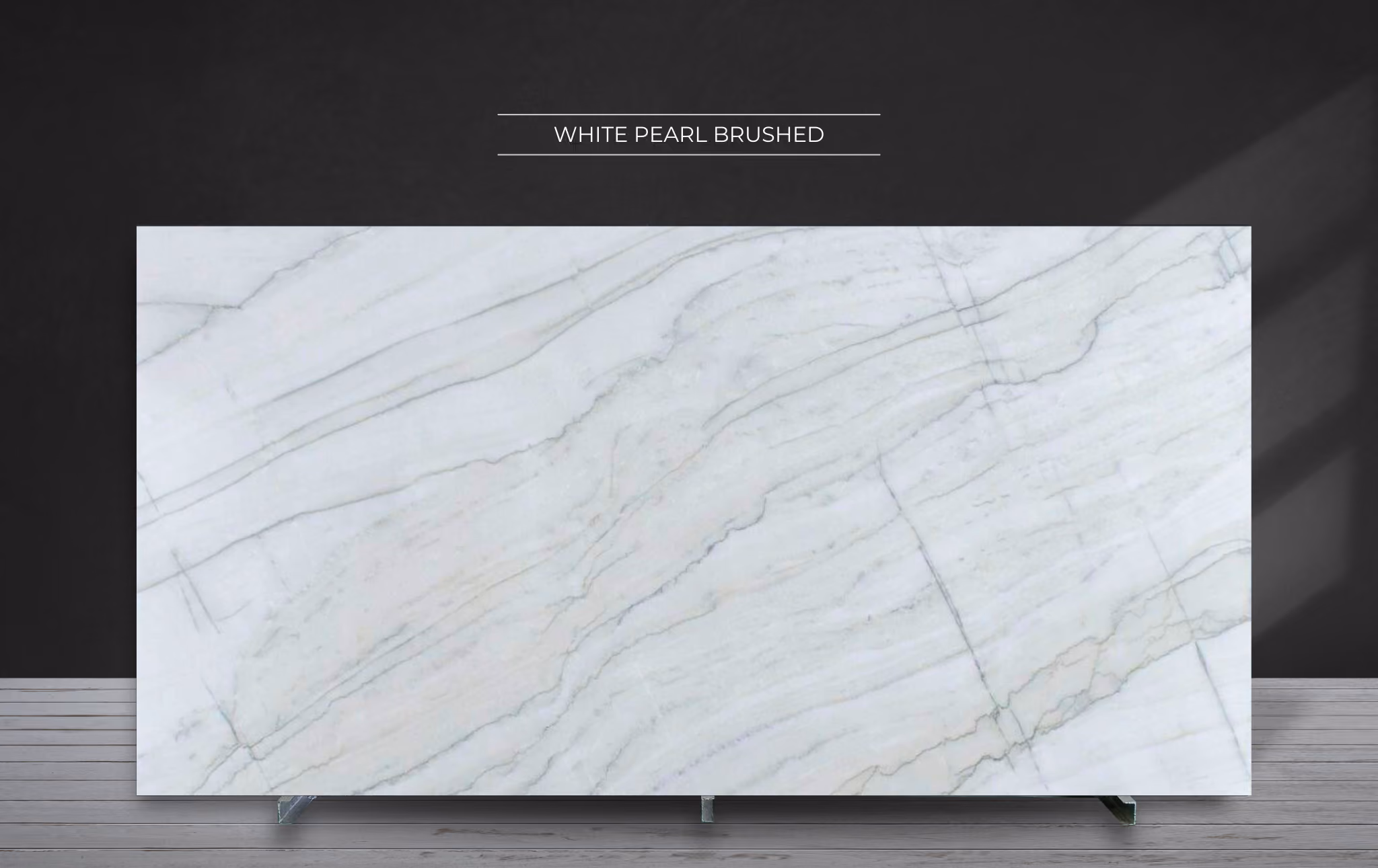 White Pearl Brushed 3CM White Pearl Brushed 3CM