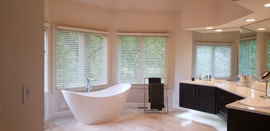 Custom Bathroom With Free Standing Tub
