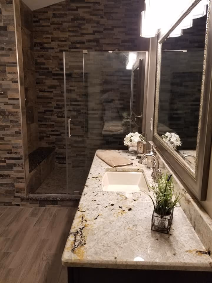 Custom Shower - Marble And Granite Tech Inc