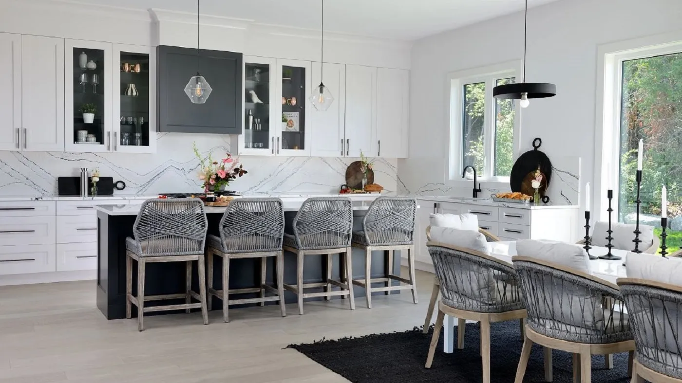 Portrush Cambria Quartz Kitchen Island