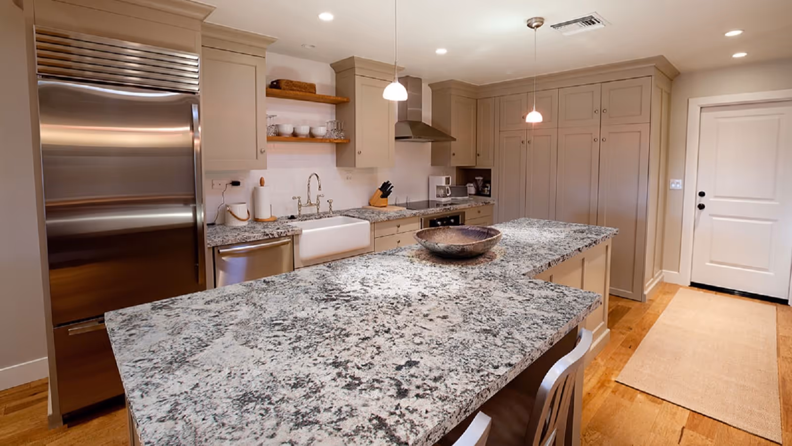 Oyster White Granite Countertops