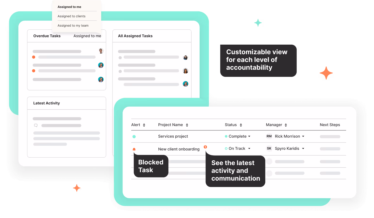 Screenshot of Coordinate's Portfolio Oversight
