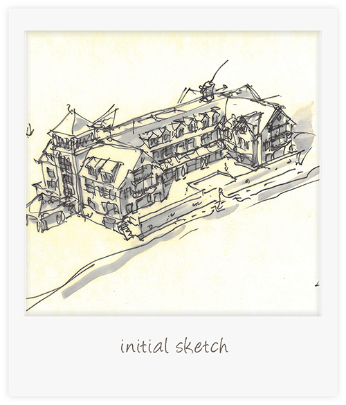 Beauport Hotel. Concept Sketch