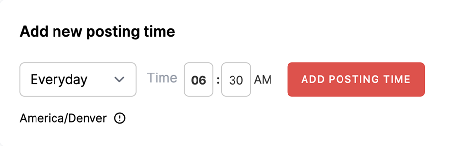 Mondo Social Add new post time preview