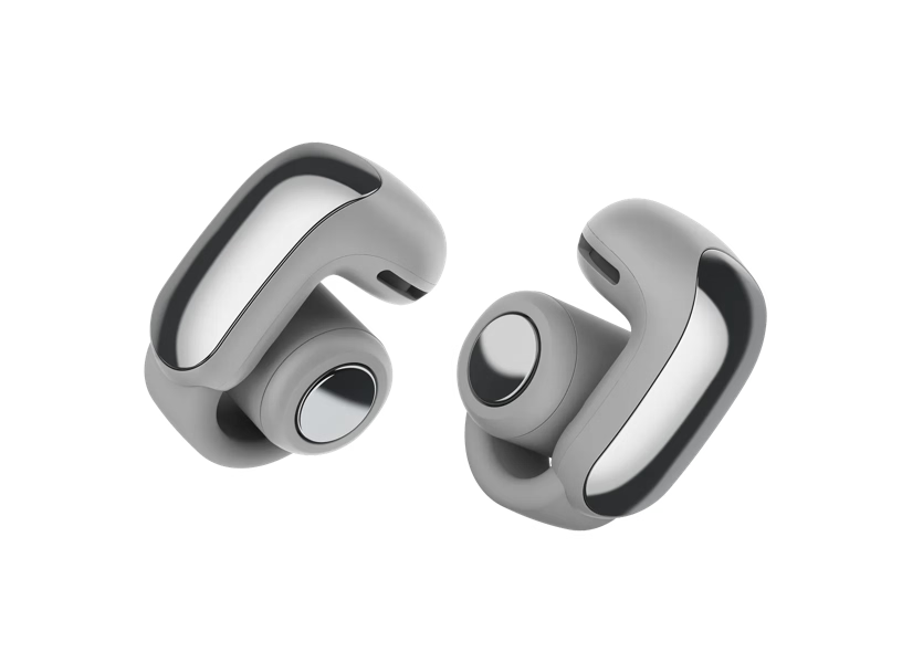 Bose Ultra Open Earbuds with open-ear Bluetooth design for comfortable listening and environmental awareness  