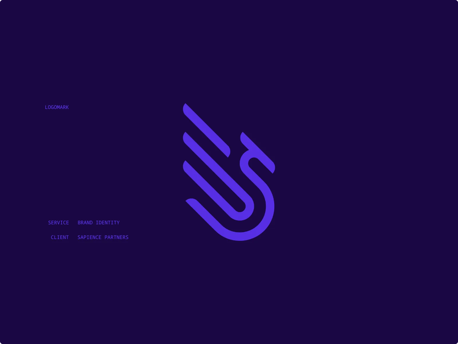 A graphic featuring Sapience Partners' logo mark design.