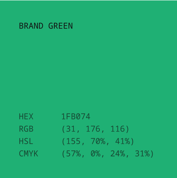 A graphic displaying Chowder Financial's brand colors.