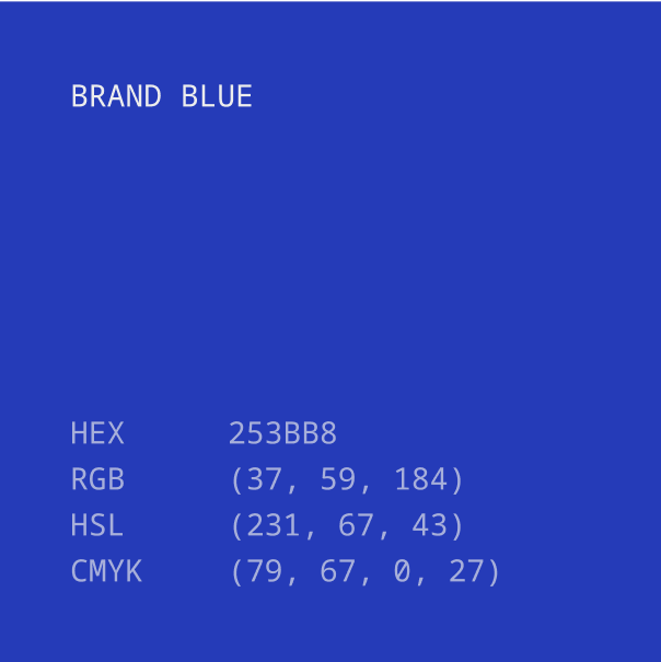 A graphic displaying Chowder Financial's brand colors.