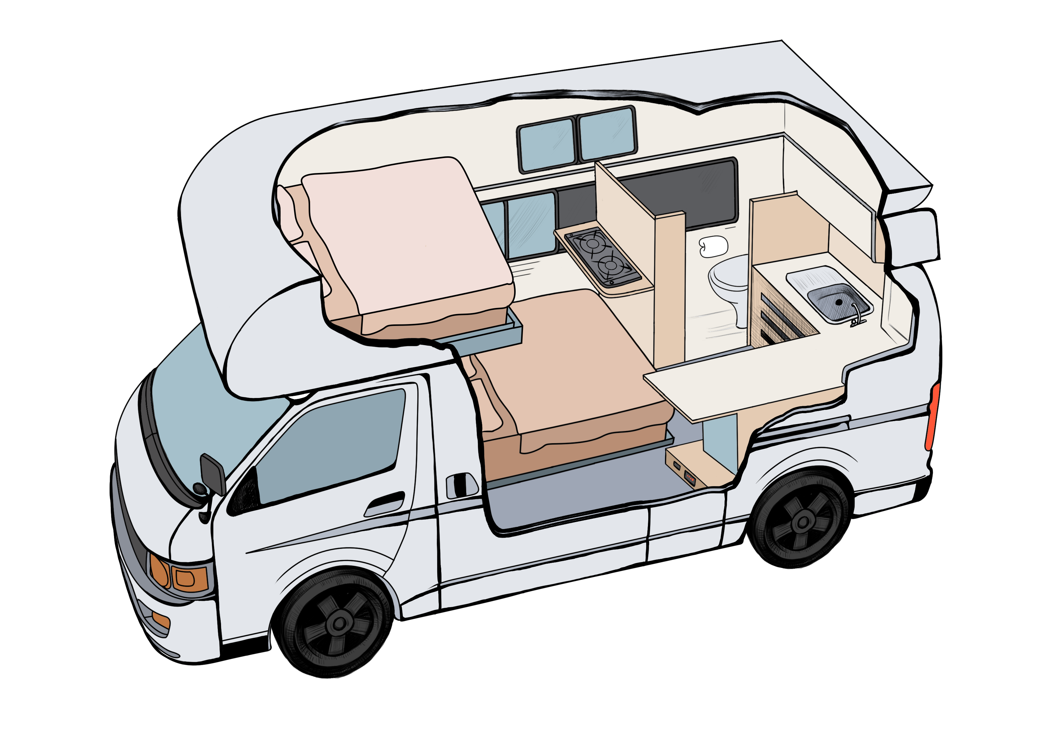 4 Berth Campervan