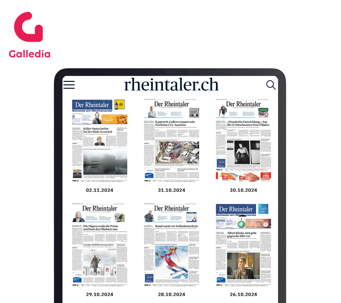 Galledia Regionalmedien steigert mit Purple E-Paper-Apps Leserzufriedenheit und Abo-Verkäufe 