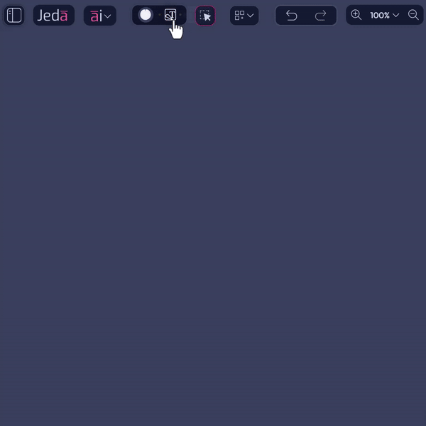 How to insert a sticky note on the AI workspace