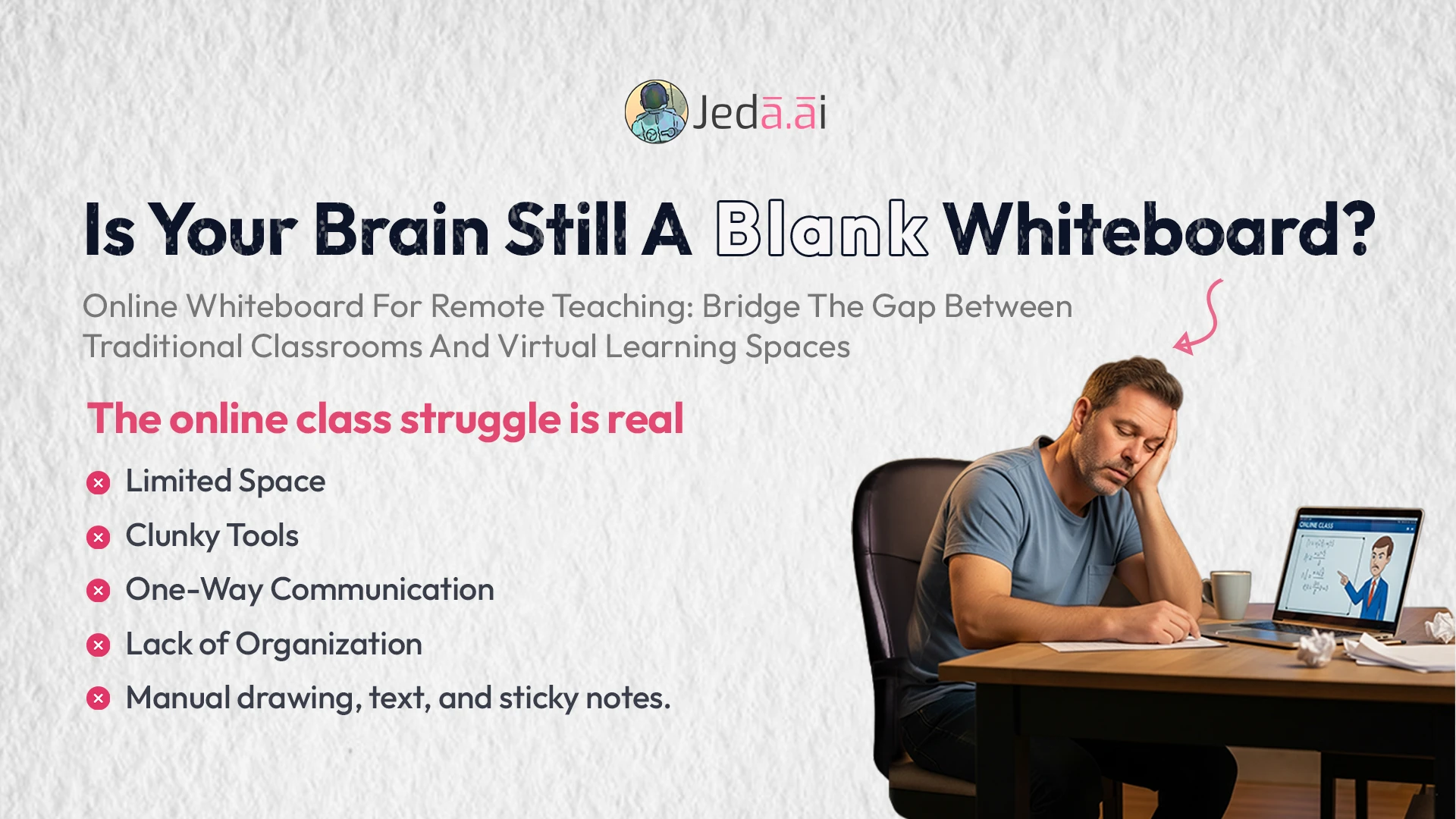 Online Whiteboard For Remote Teaching with Jeda.ai's AI Whiteboard