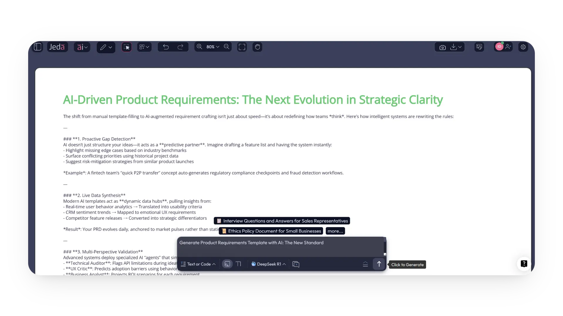 Generate Product Requirements Template with AI: The New Standard