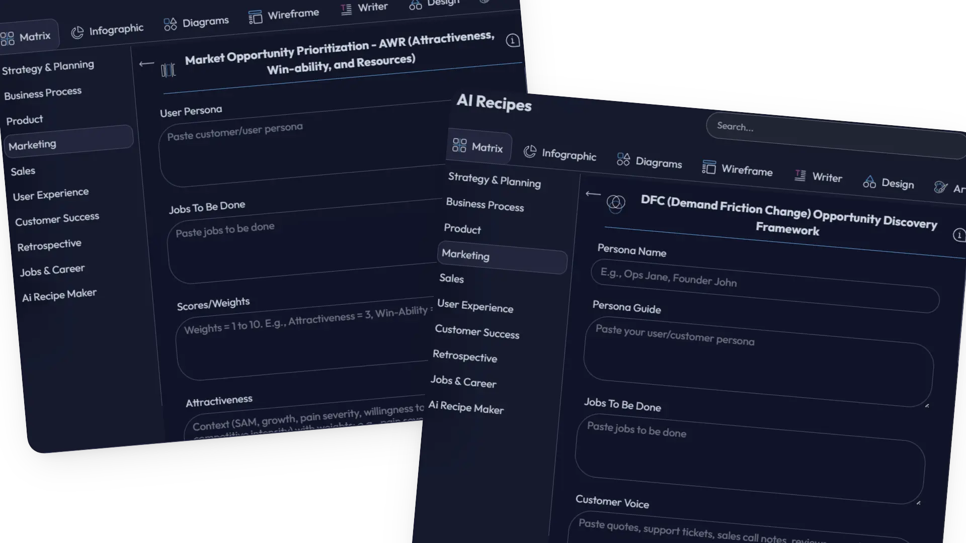 DFC with AI, AWR with AI