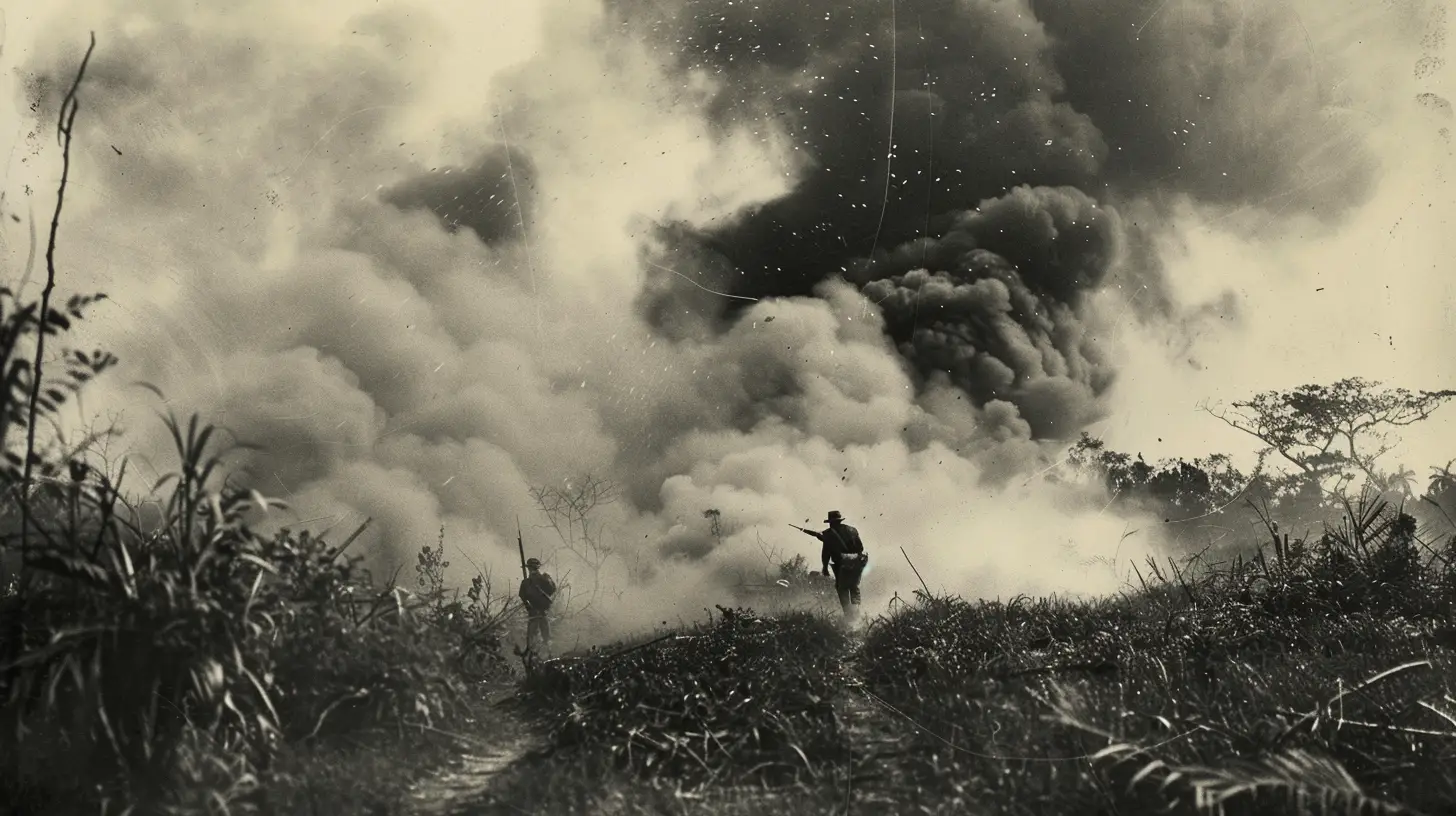creelman at a battle in Cuba