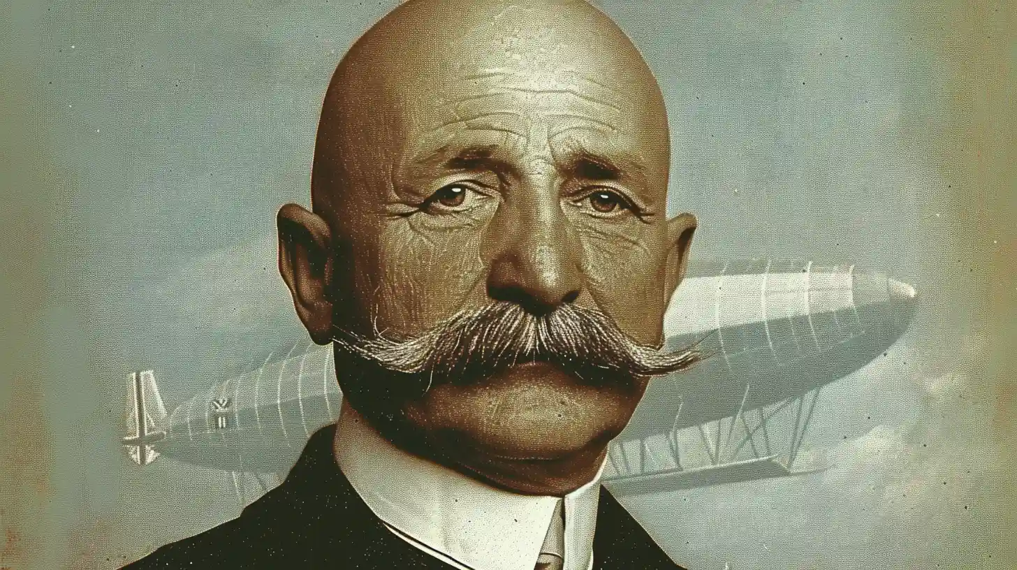 portrait of Ferdinand von Zeppelin