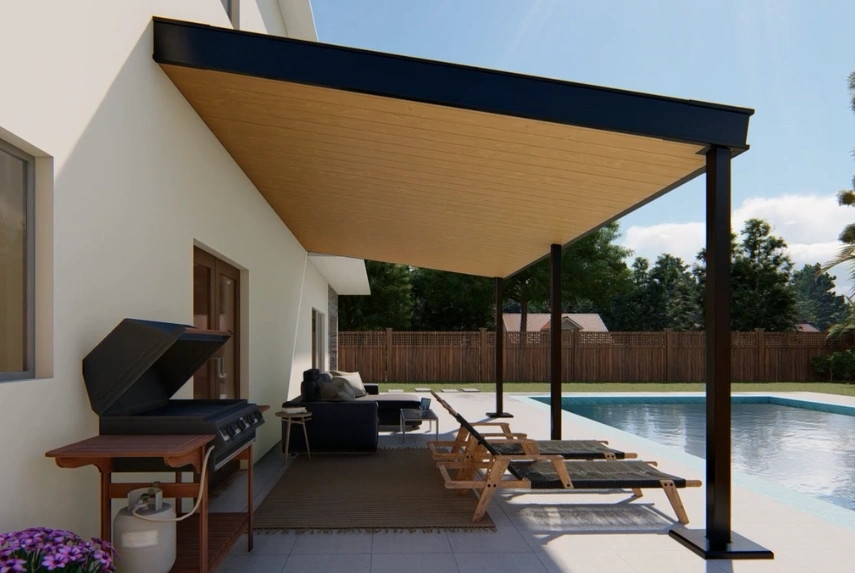 PowerPatio attached to the house