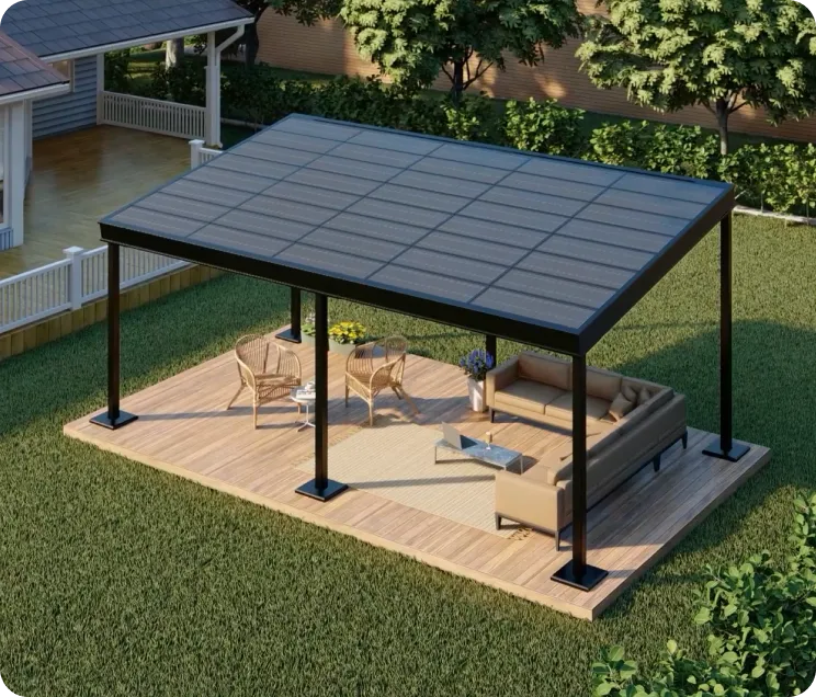 Pool around the PowerGazebo
