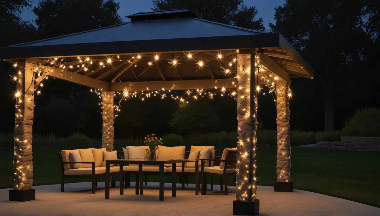 15 Stunning Outdoor Lighting Ideas For Gazebos Transform Your Backyard 15 Stunning Outdoor Lighting Ideas For Gazebos Transform Your Backyard