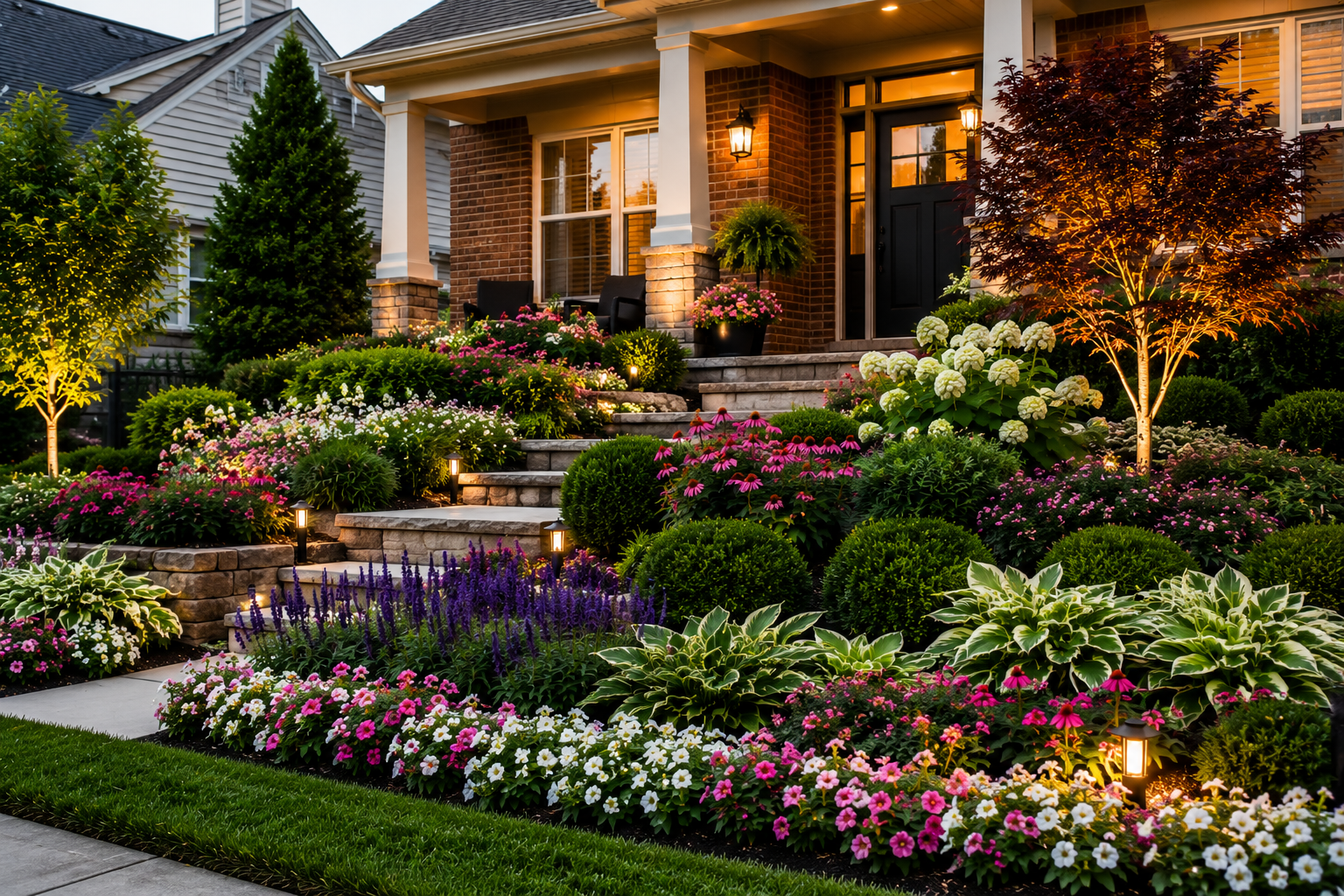 front yard garden design ideas