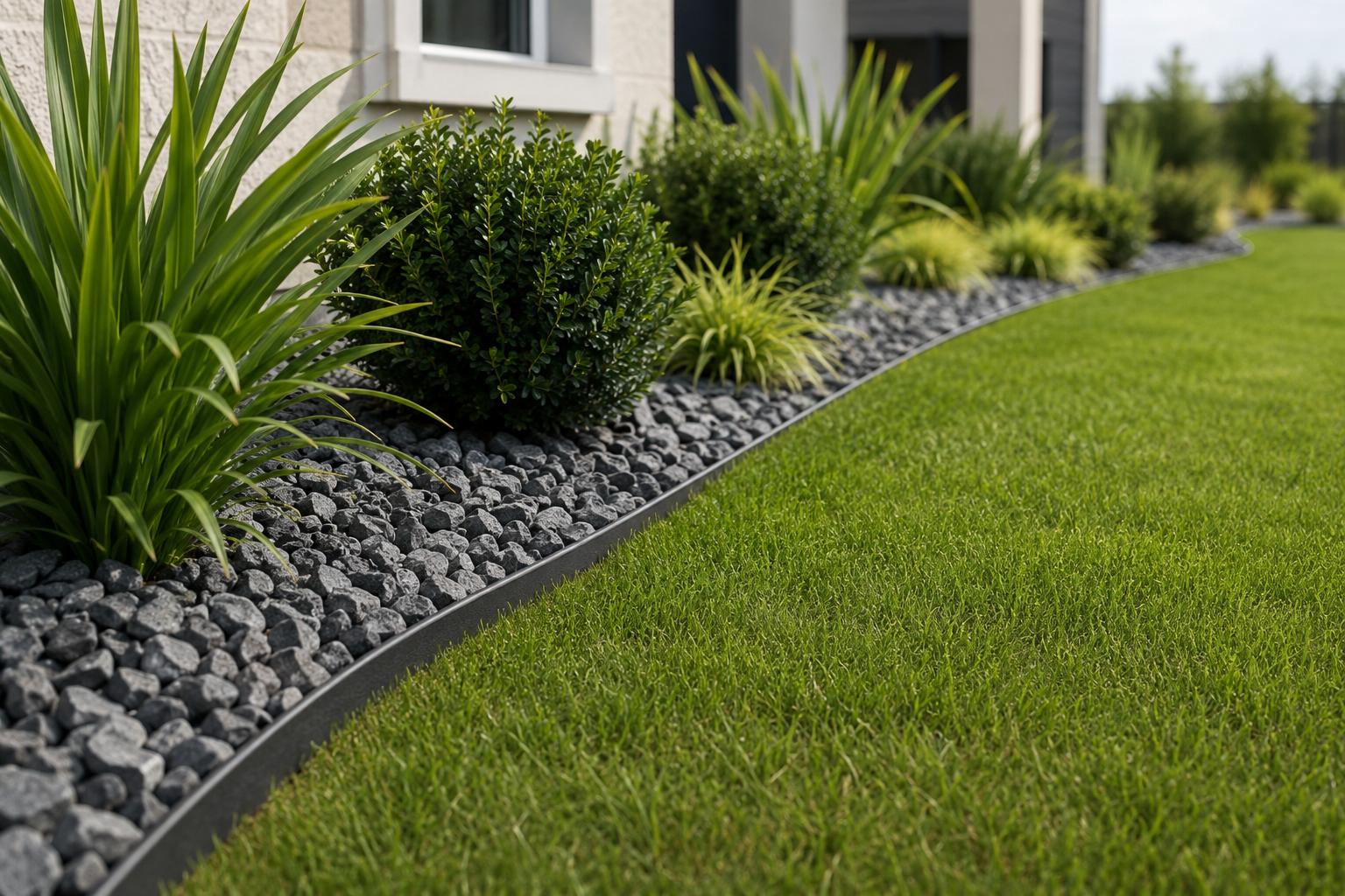 DIY garden edging