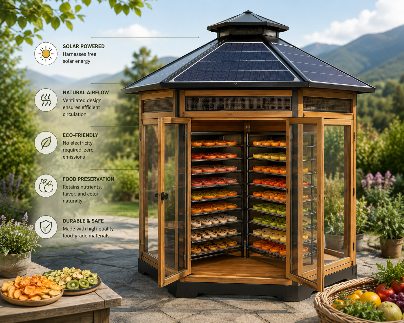 solar food dehydrator