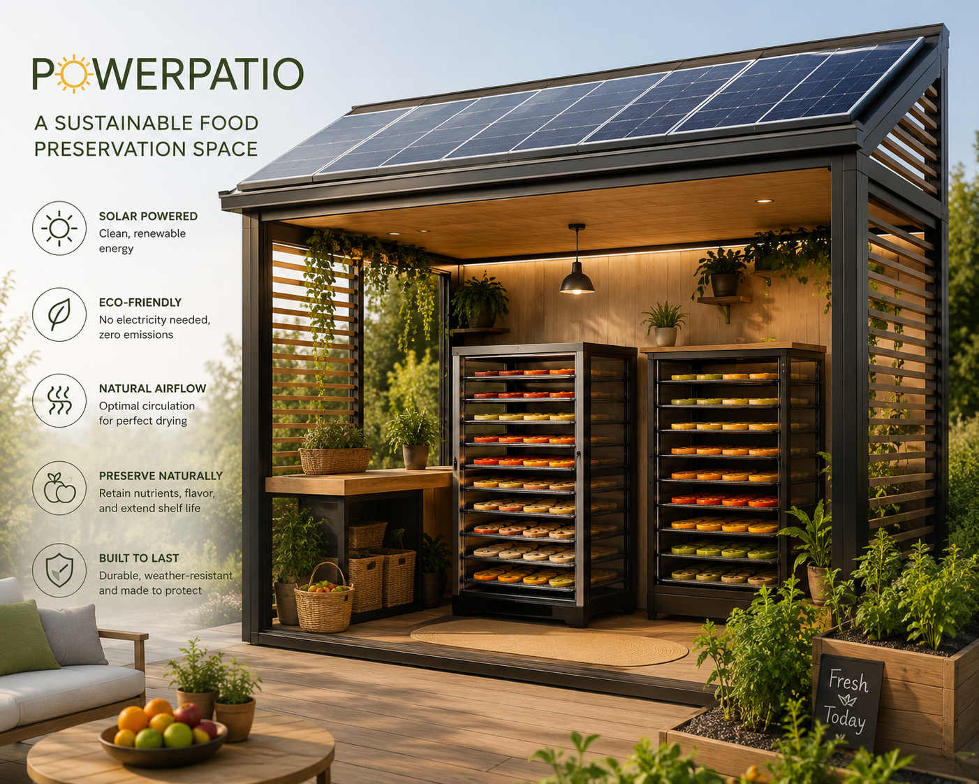 solar food dehydrator
