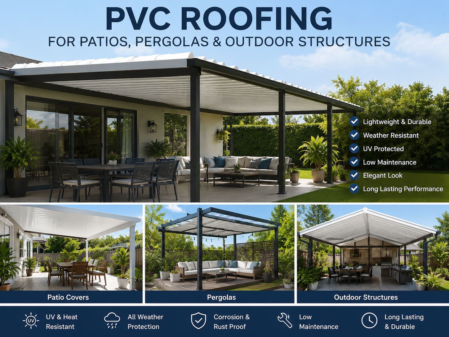 PVC roofing system