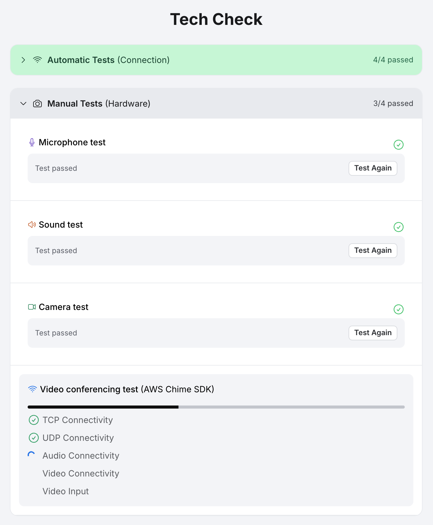 New self-service tech check available at https://app.sparkwise.co/techcheck